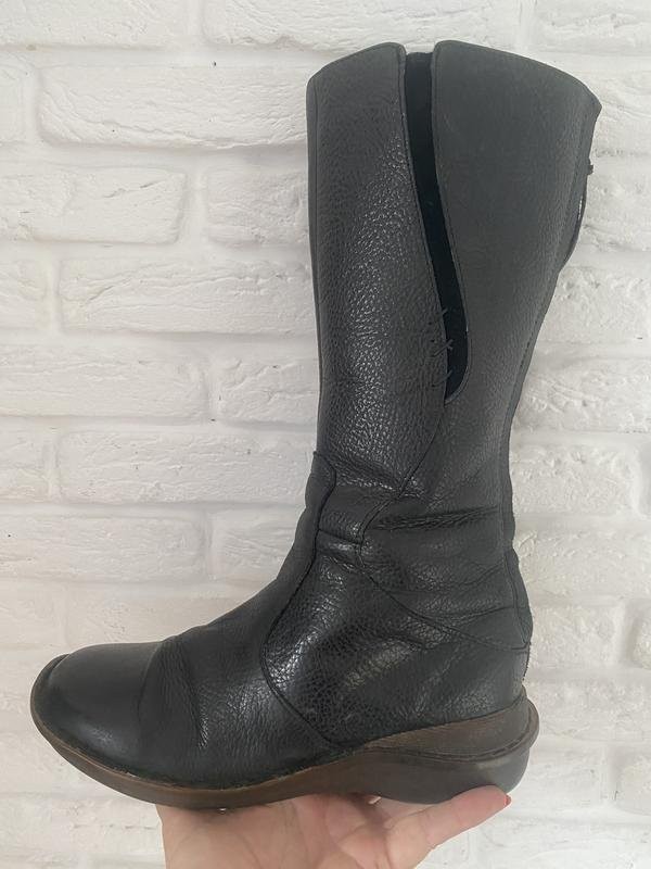 Women Dr Martens Boots Black Leather 36.5 #3KX0