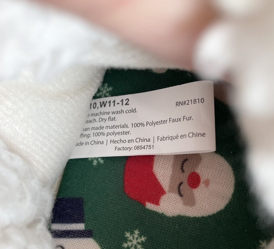 NWT Dearfoams Adult Unisex Snowman Closed-Back Slippers, W 11-12, M 9-10