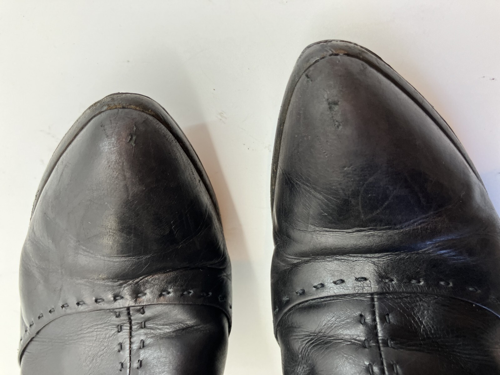 LOUIS VUITTON leather long boots black (EU 35.5)(US 5.5)(22.5 cm)(8.86 inch)…
