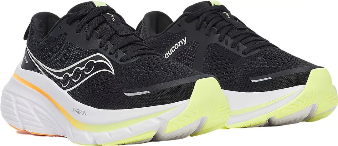 Saucony Guide 18 Black / Sunny – Women – sizes – 6.5 – 10 – BRAND NEW!