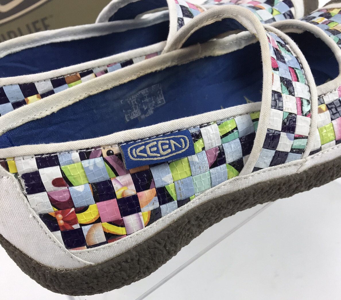 Keen Harvest Woven Rice Bag Mary Jane slip on Limited Edition Woman’s Size 7.5