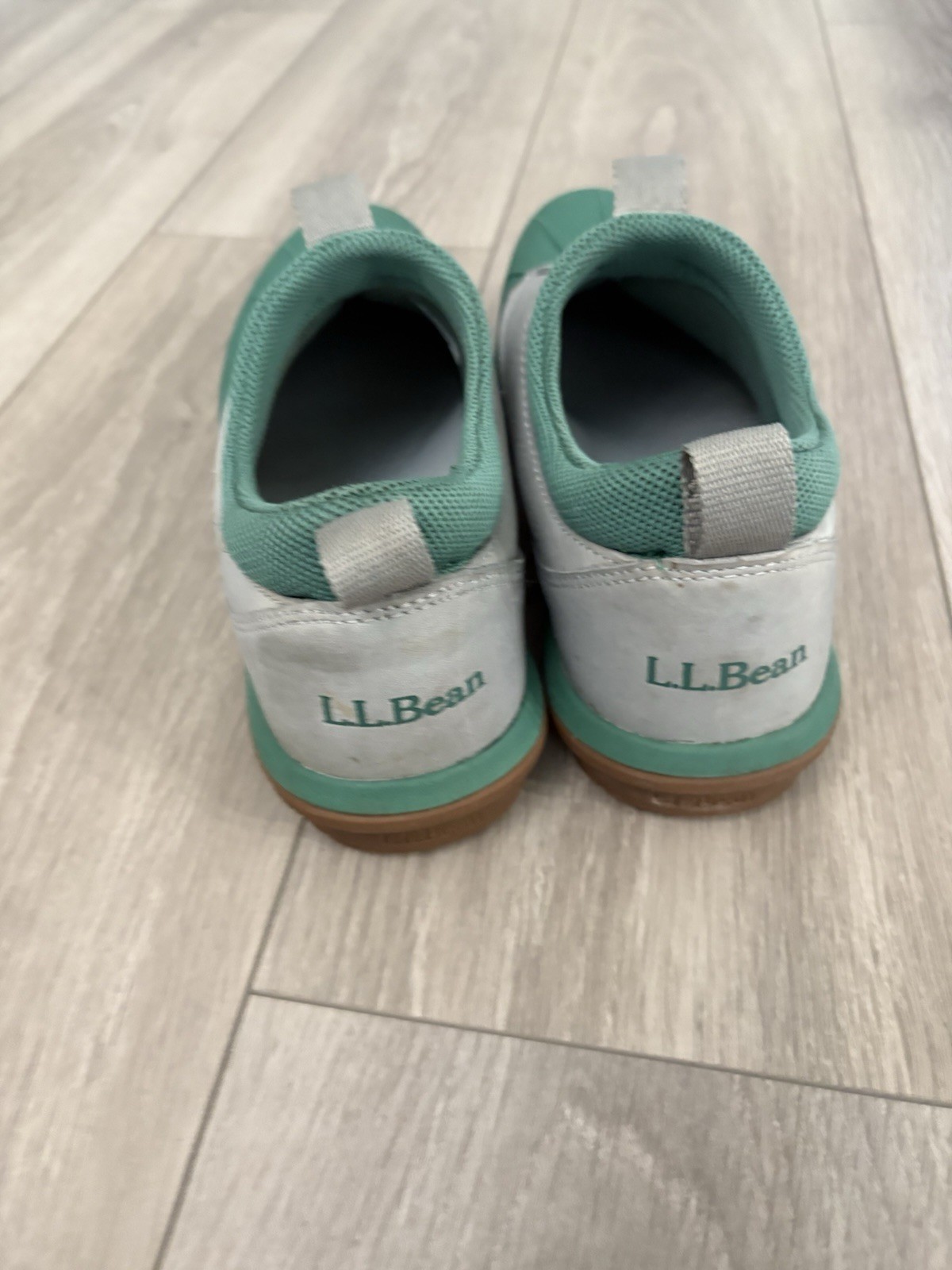LL Bean Duck Boots Women 8,5 M Green/Gray Storm Chaser 5 TEK 2.5 Waterproof