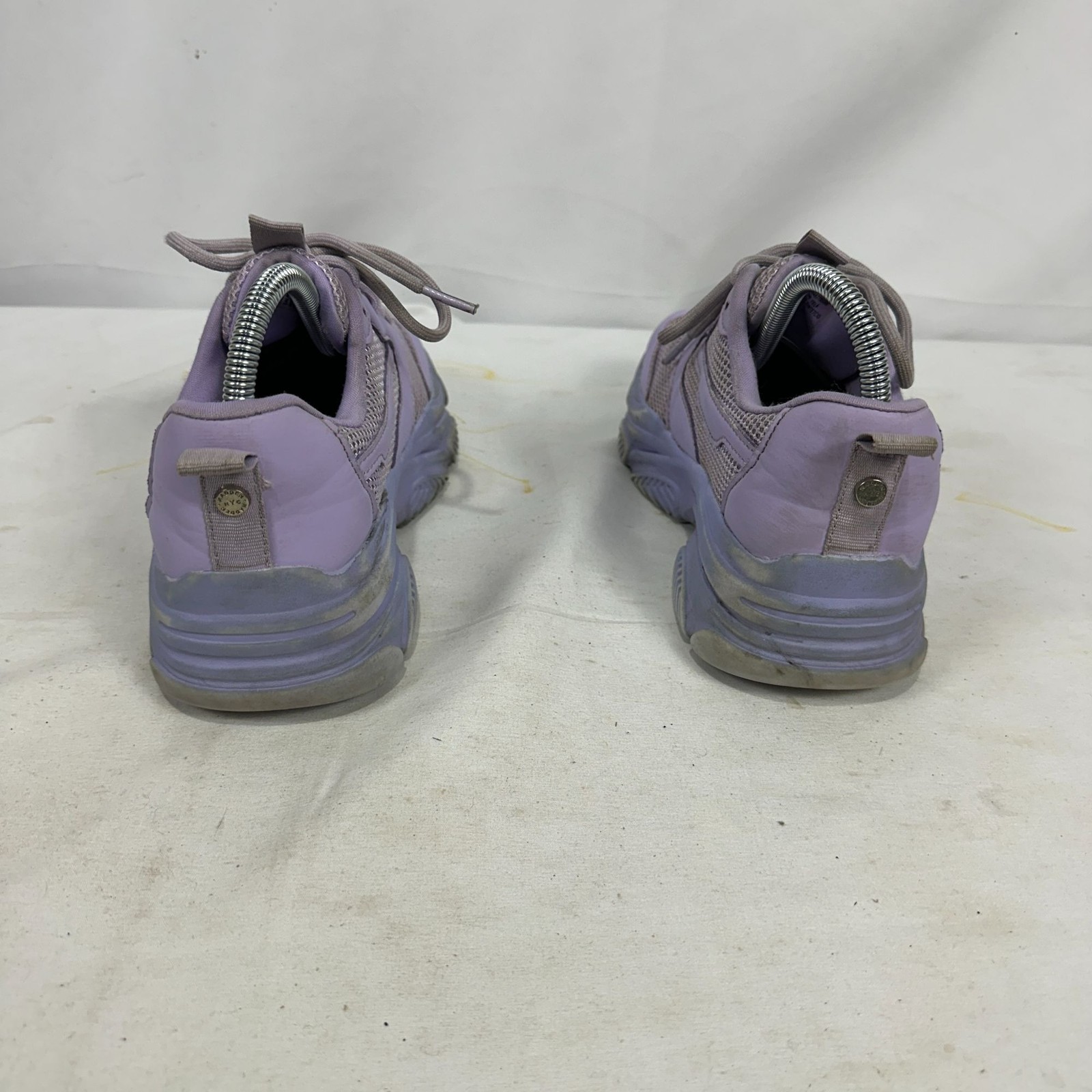 Madden NYC Lilac Womens Fashion Sneakers Size 5 Lavender Casual Lace-Up Shoes