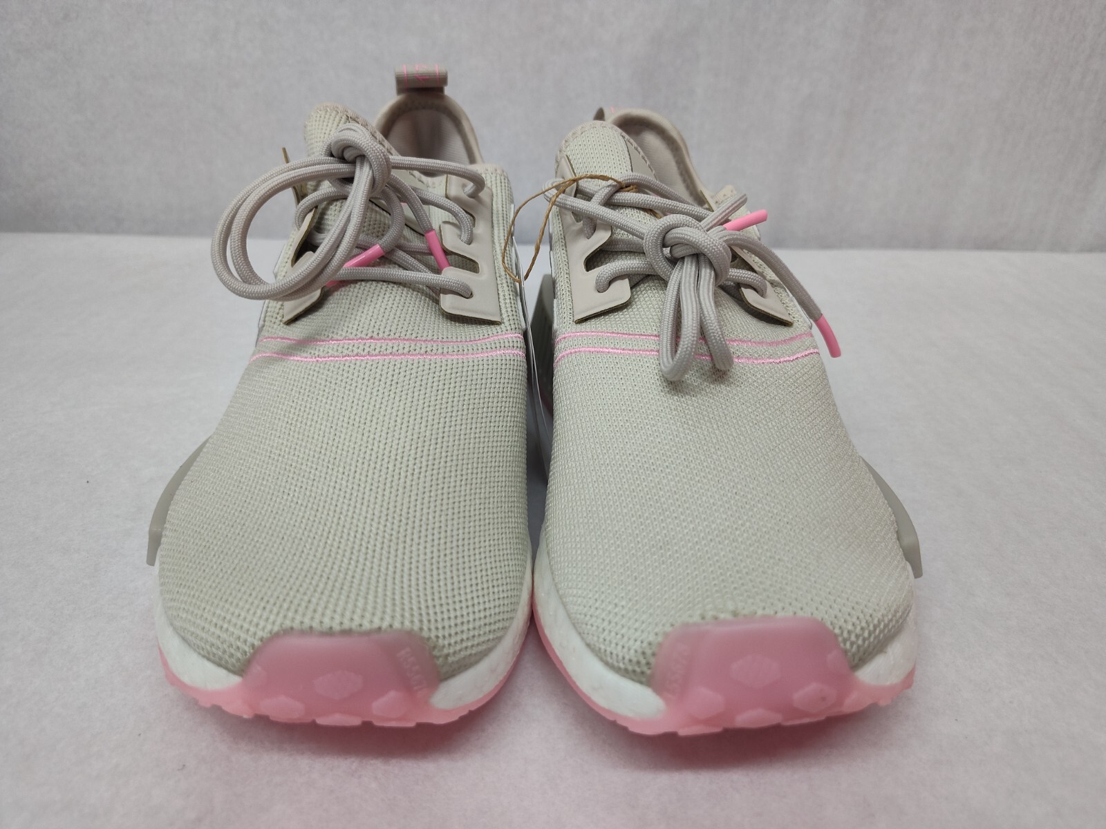 Adidas Women’s Originals NMD_R1 Boost Shoes GW9473 Beige Bliss Pink Sz 8.5, 9.5