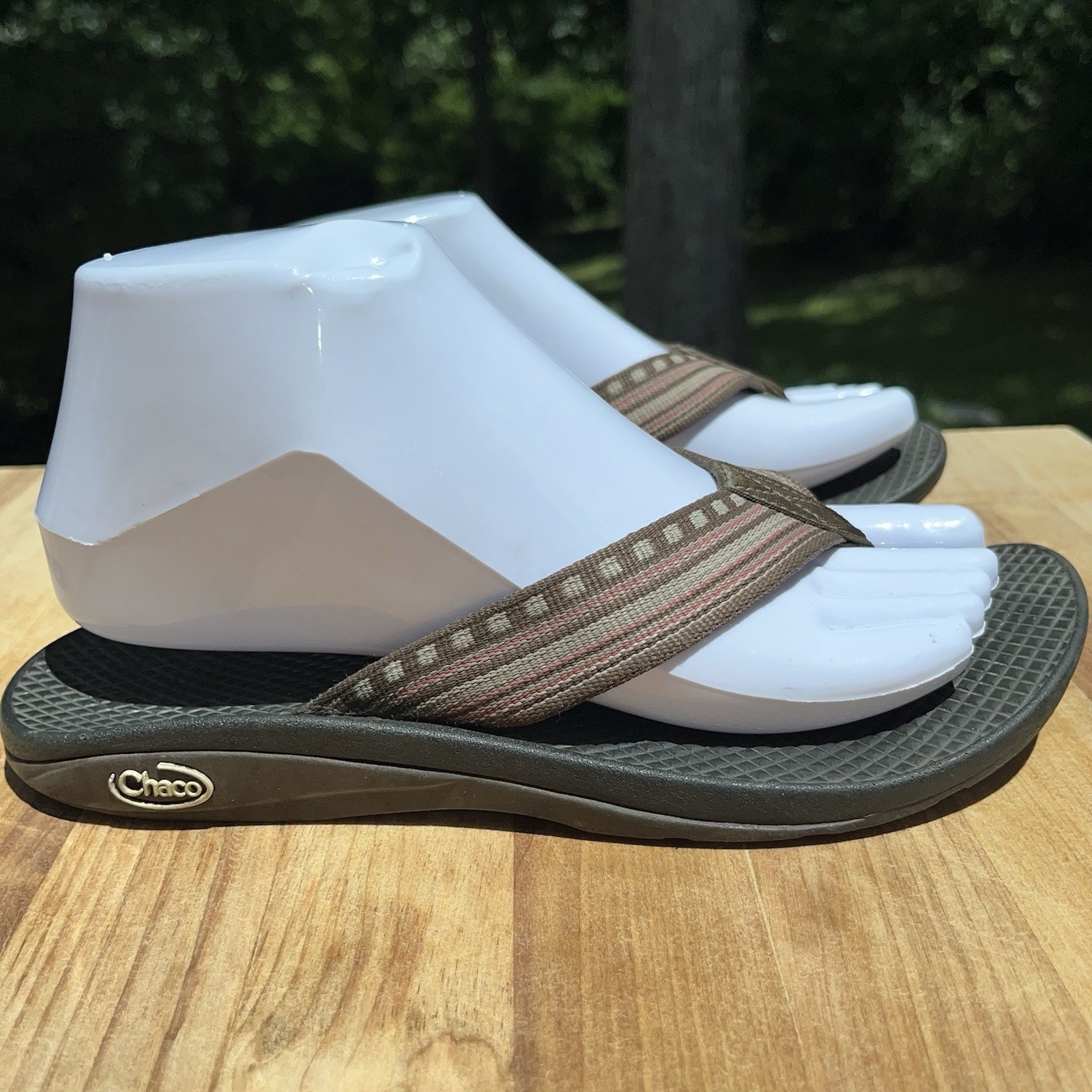 Chaco Womens Sz 7 Waterproof Outdoors Sports Flip Flop Beach Pool Thong Sandals
