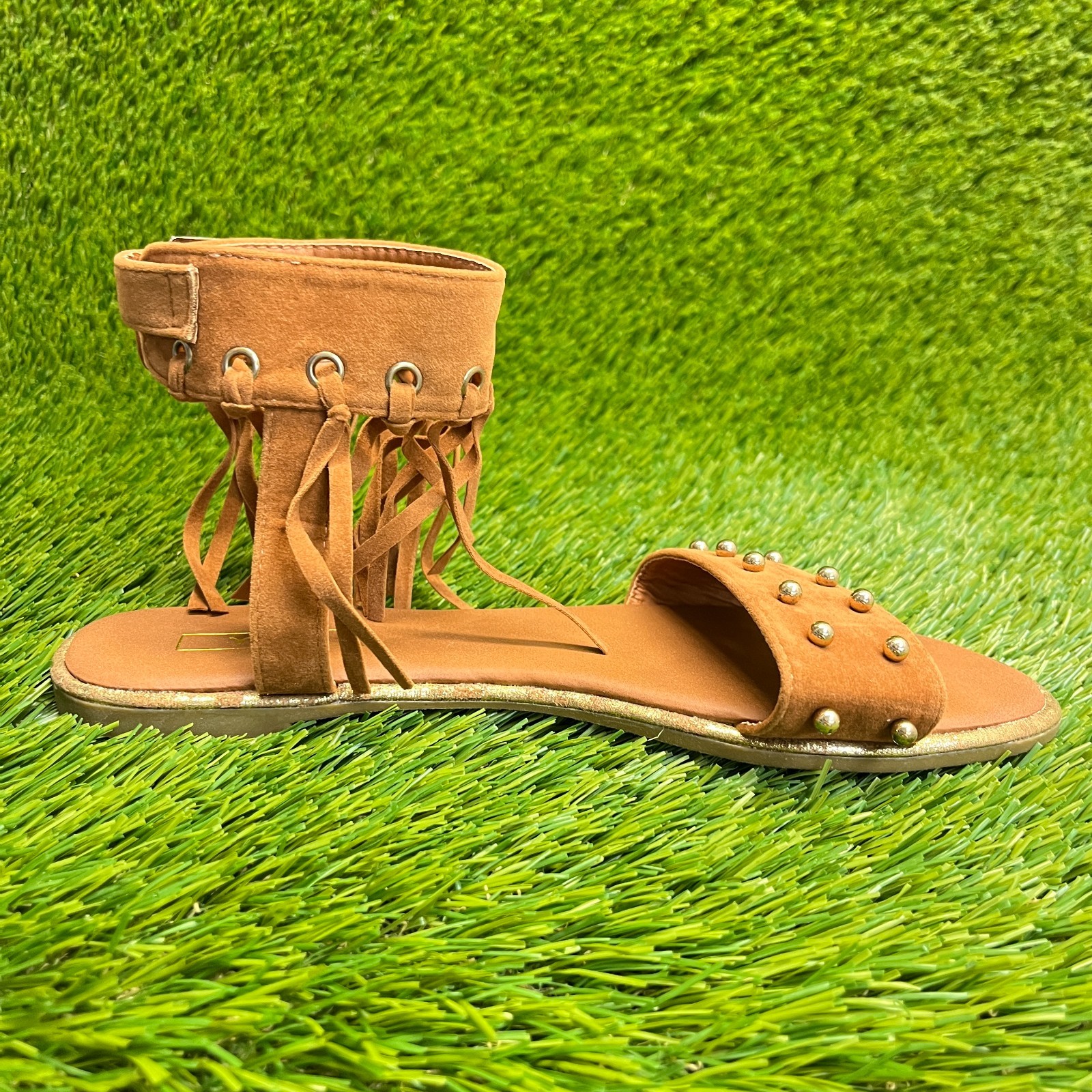 Yoki Acacia-47 Womens Size 7.5 Brown Beach Classic Outdoor Suede Flat Sandals