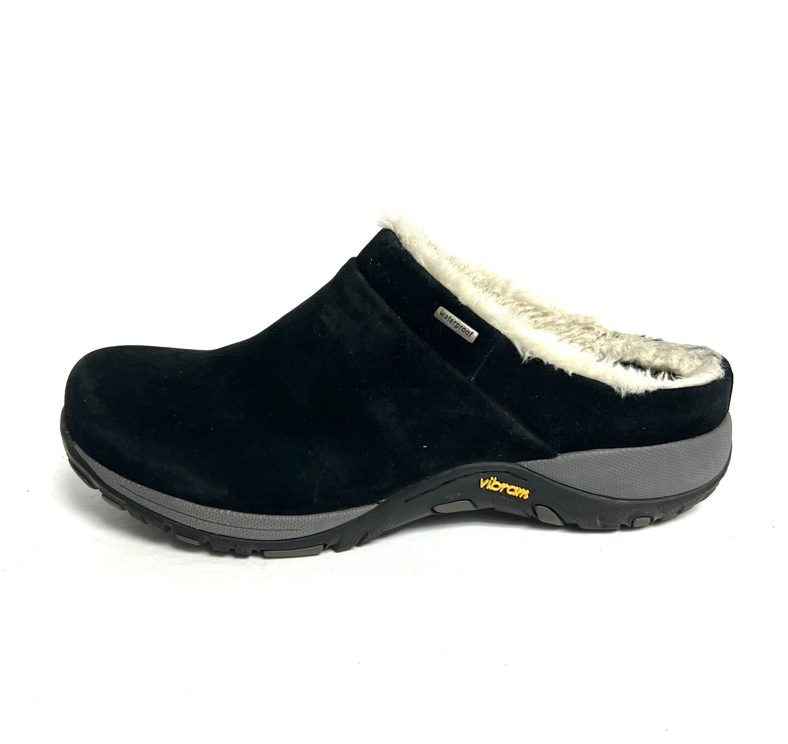 Dansko Womens Parson Suede Clog Black EU41 M US10.5-11