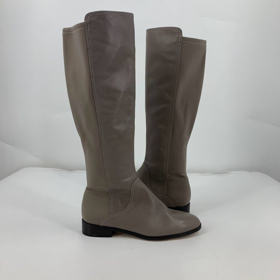 Louise et Cie Women’s Lo-Verdi-R Round Toe Low Heel Leather Knee High Boots SZ 6