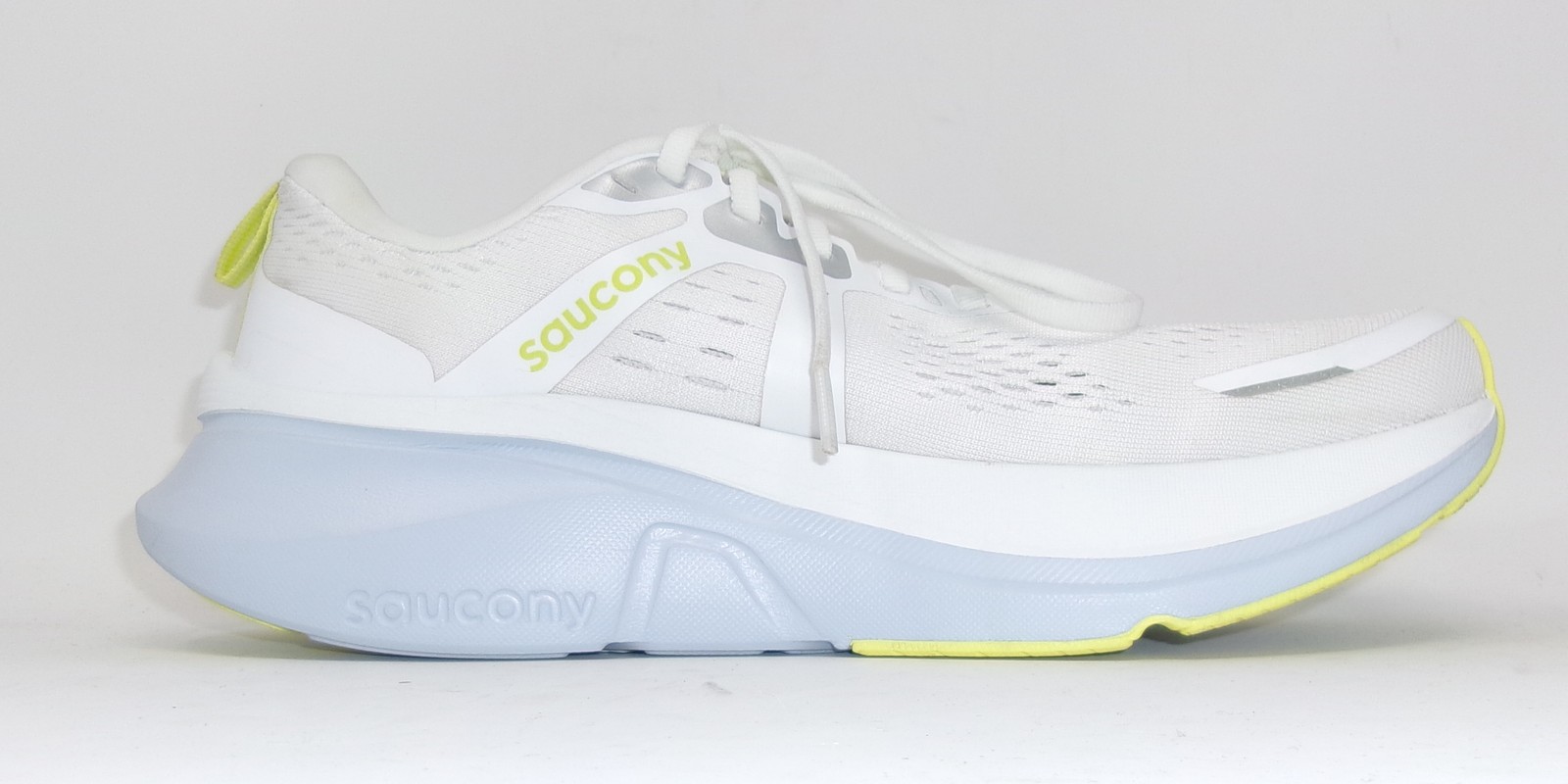 Saucony Women’s Guide 18 Running Shoes, White/Ice Melt, US 10.5 – GENTLY USED