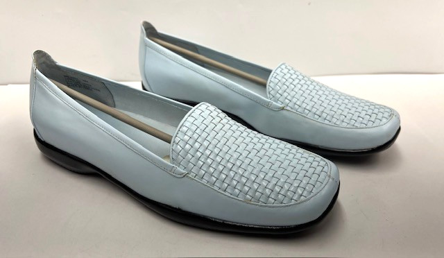 NIB NOS Bellini Light Blue Leather «Belinda» Size 10 Women’s Loafers – Free Ship