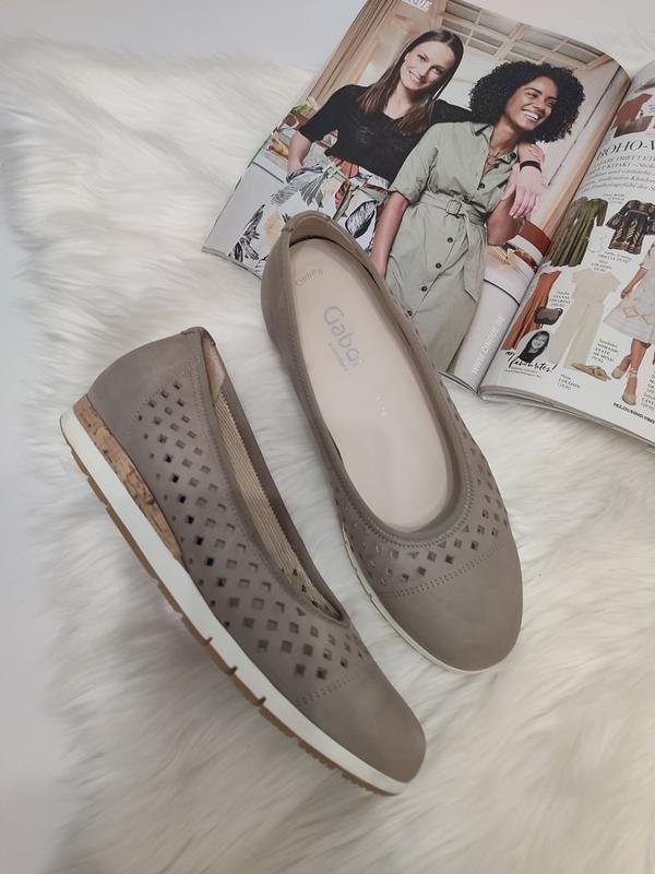 women gabor heels beige suede 37.5