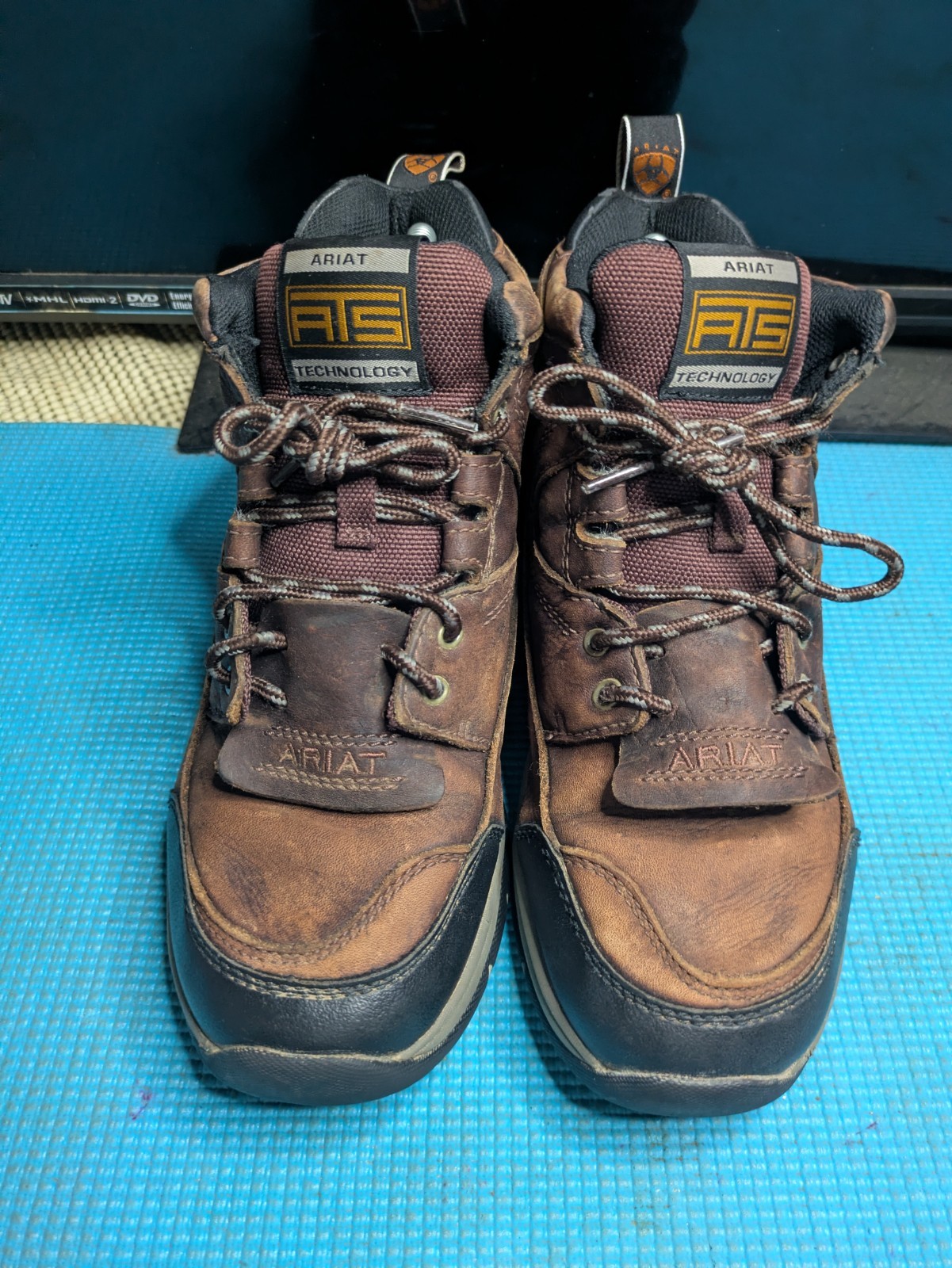 Ariat Terrain Cordovan ATS Work Boots Women 9 Brown Leather 70063