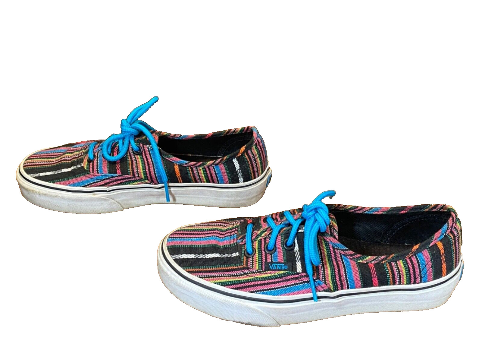 VANS Shoes Men 5 Women 6.5 Aztec • STC6D Lace-up Skate Multicolor Tribal Poncho