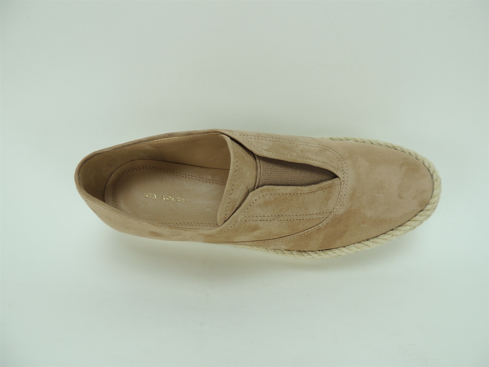 Via Spiga Women’s Berta Espadrille Platform Slip-On Sneaker Macchiato Size 7.5 M
