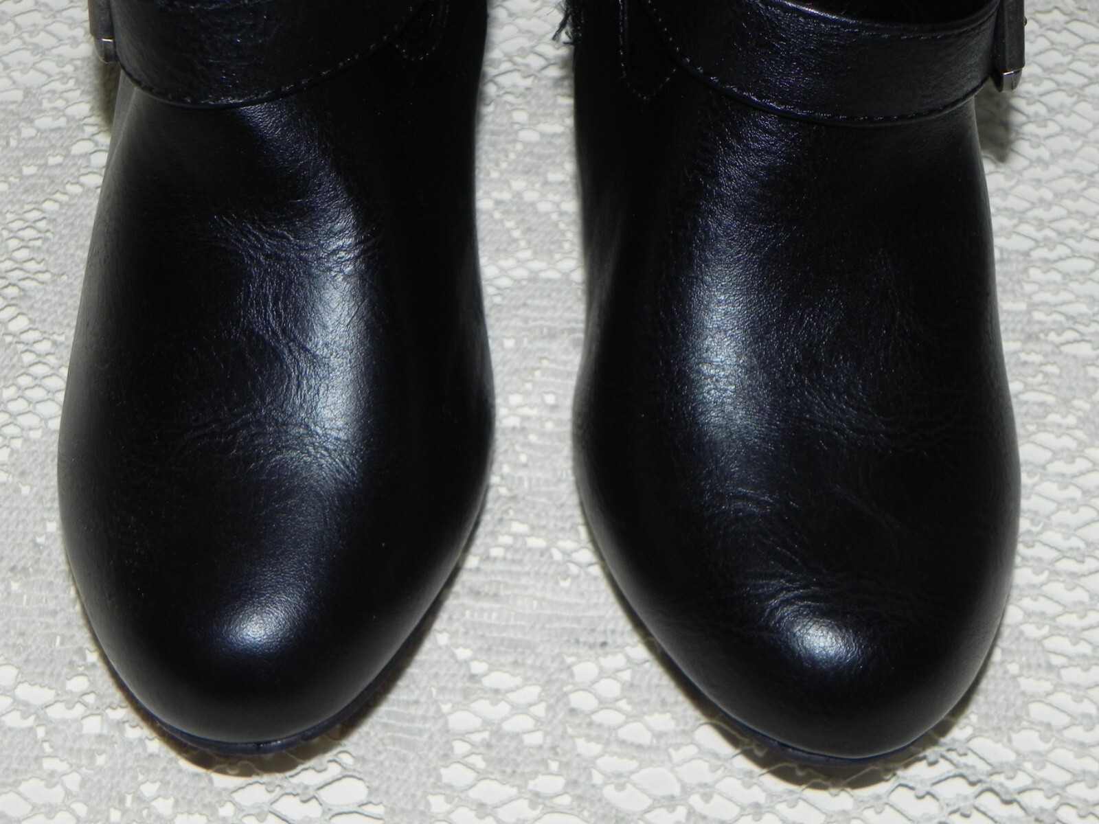 New Bonnibel Slouchy 22 Knee High Black Boots: 3.25″ heel Side 1/2 Zipper AIKO-1