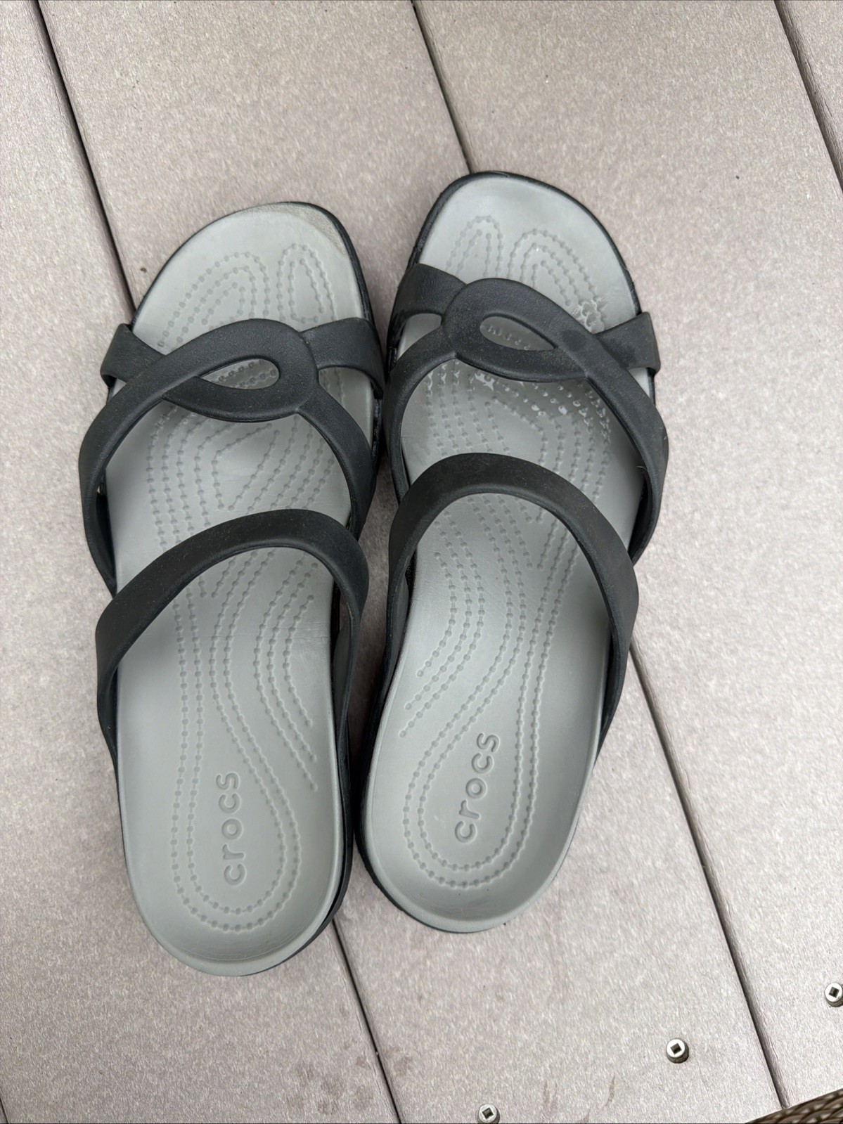 Crocs Meleen Twist Sandals Women’s W 9 Black
