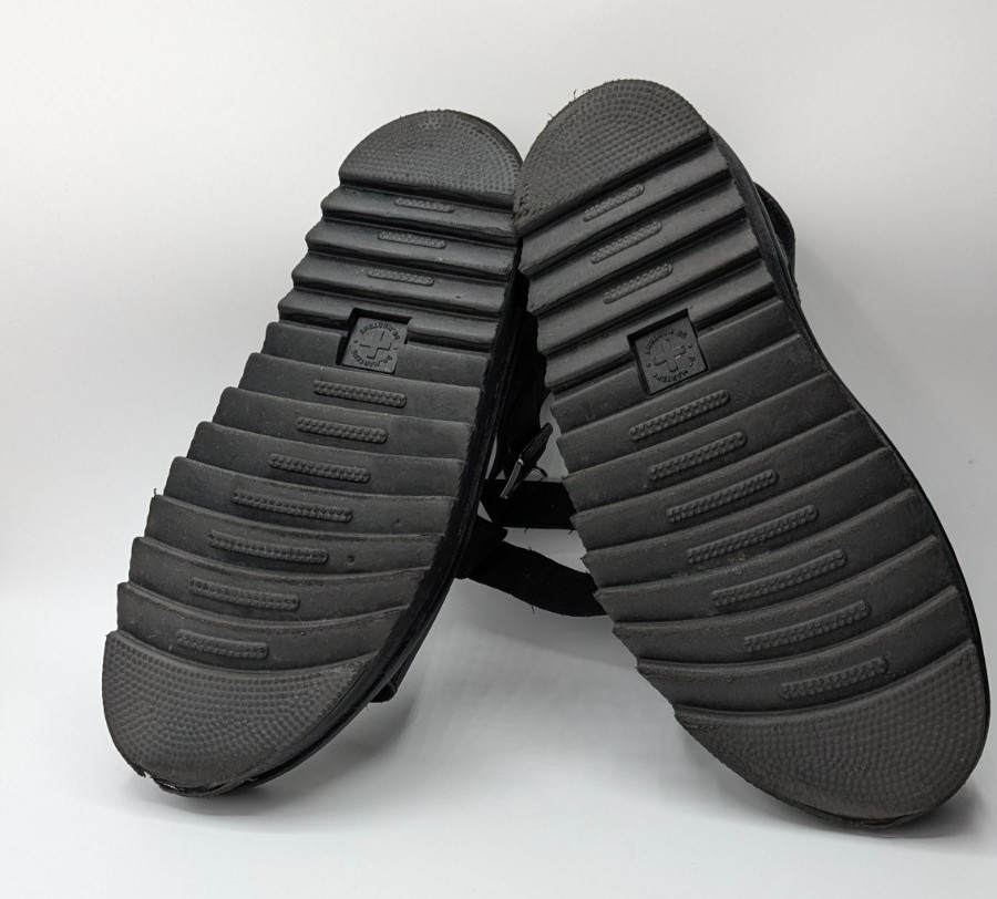 Dr. Martens SoftWair Voss Leather Black Sandals Women’s Size US 9