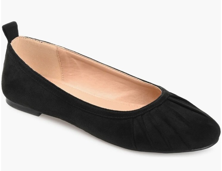 Tru Comfort Foam Tannya Flats Journee Collection Women’s SZ 10M Black Slip On