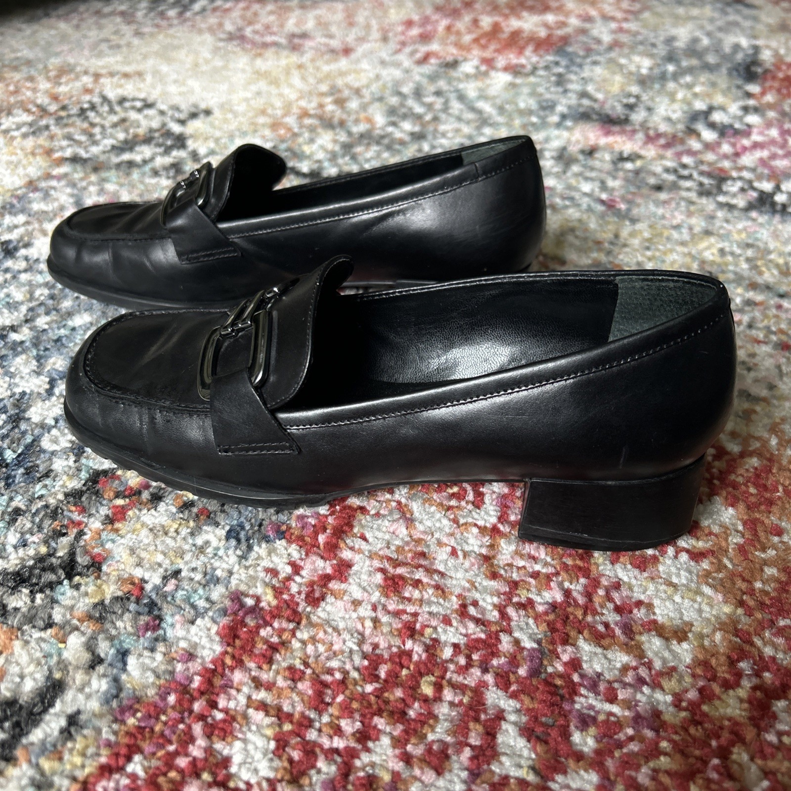 Franco Sarto Loafers Made In Brazil Leather Upper Man Made Sole Size 6M women