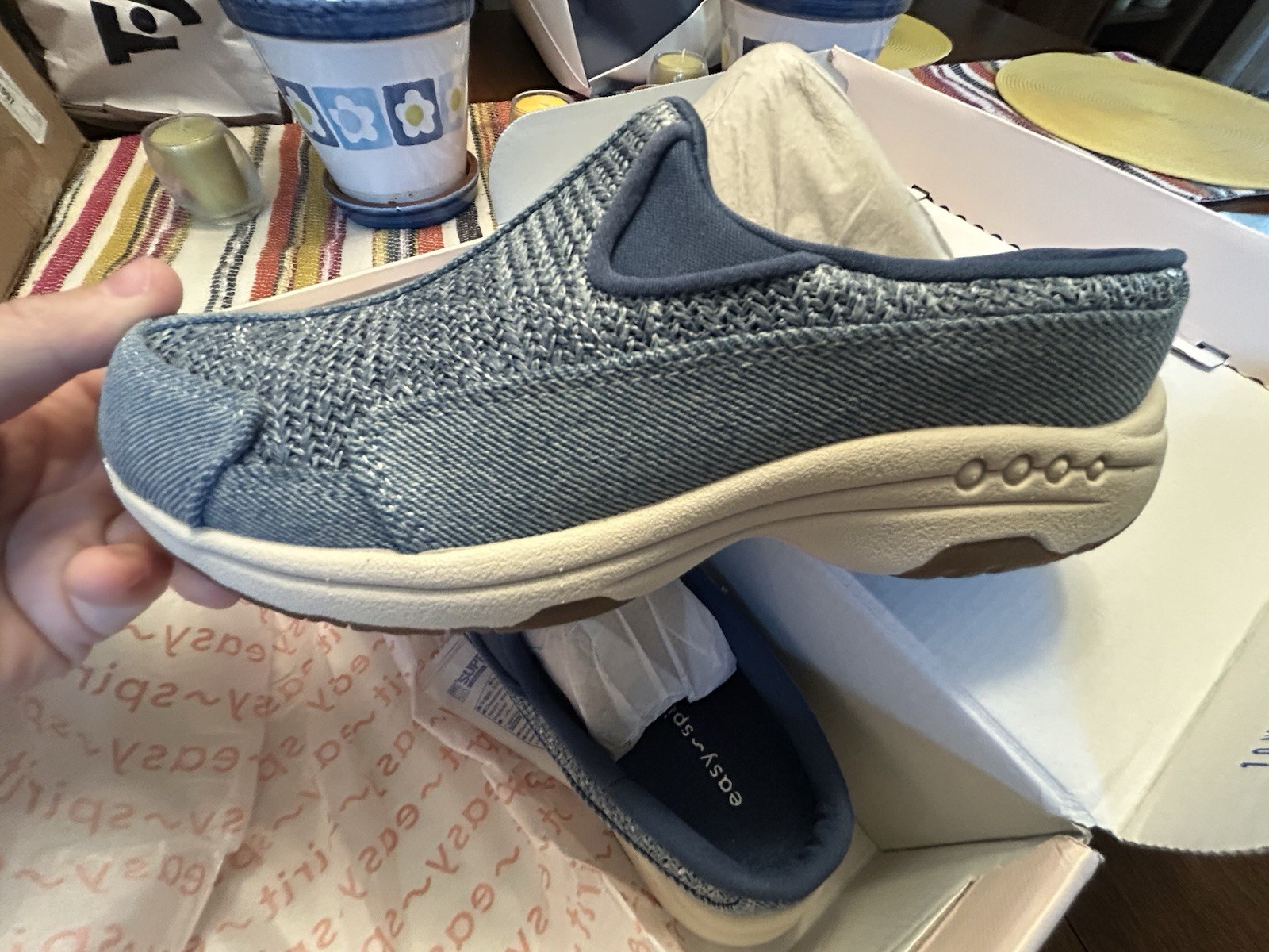 Easy Spirit Women’s Traveltime 702 Medium Blue 420 Size 5 M
