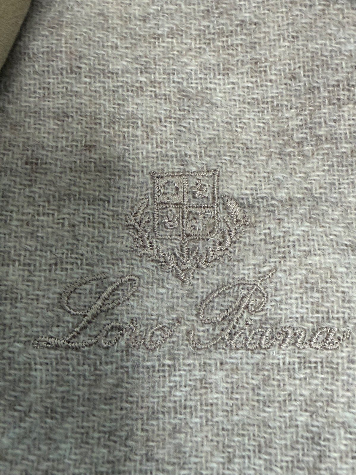 New Loro Piana Suede Ballerina Slippers 100% Cashmere Lined + Travel Pouch 38