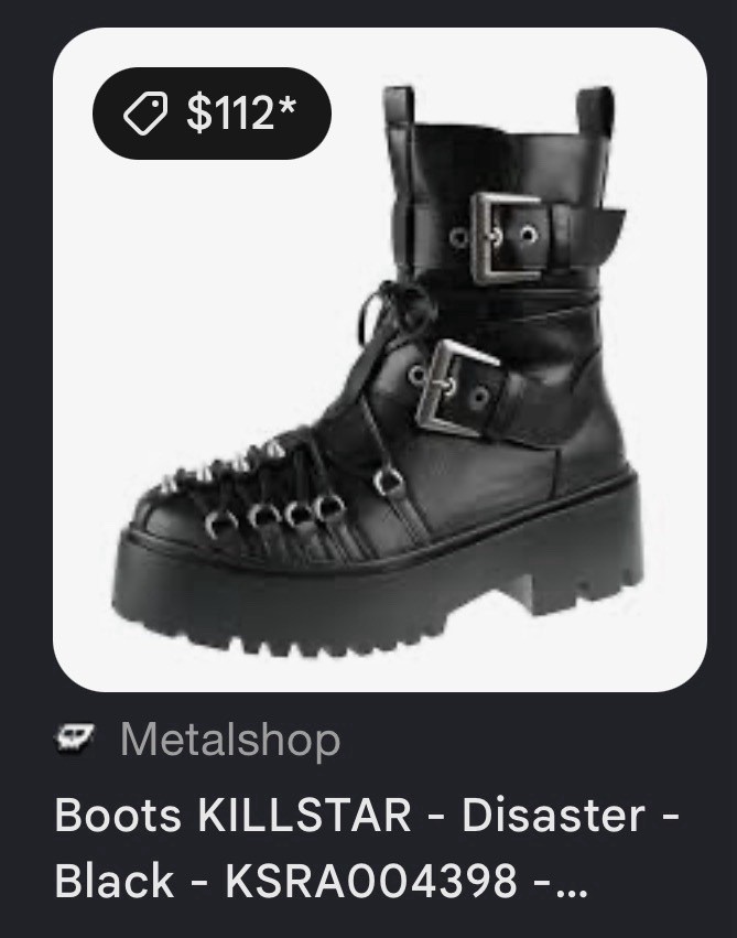 KILLSTAR Disaster Leather Boots (8)