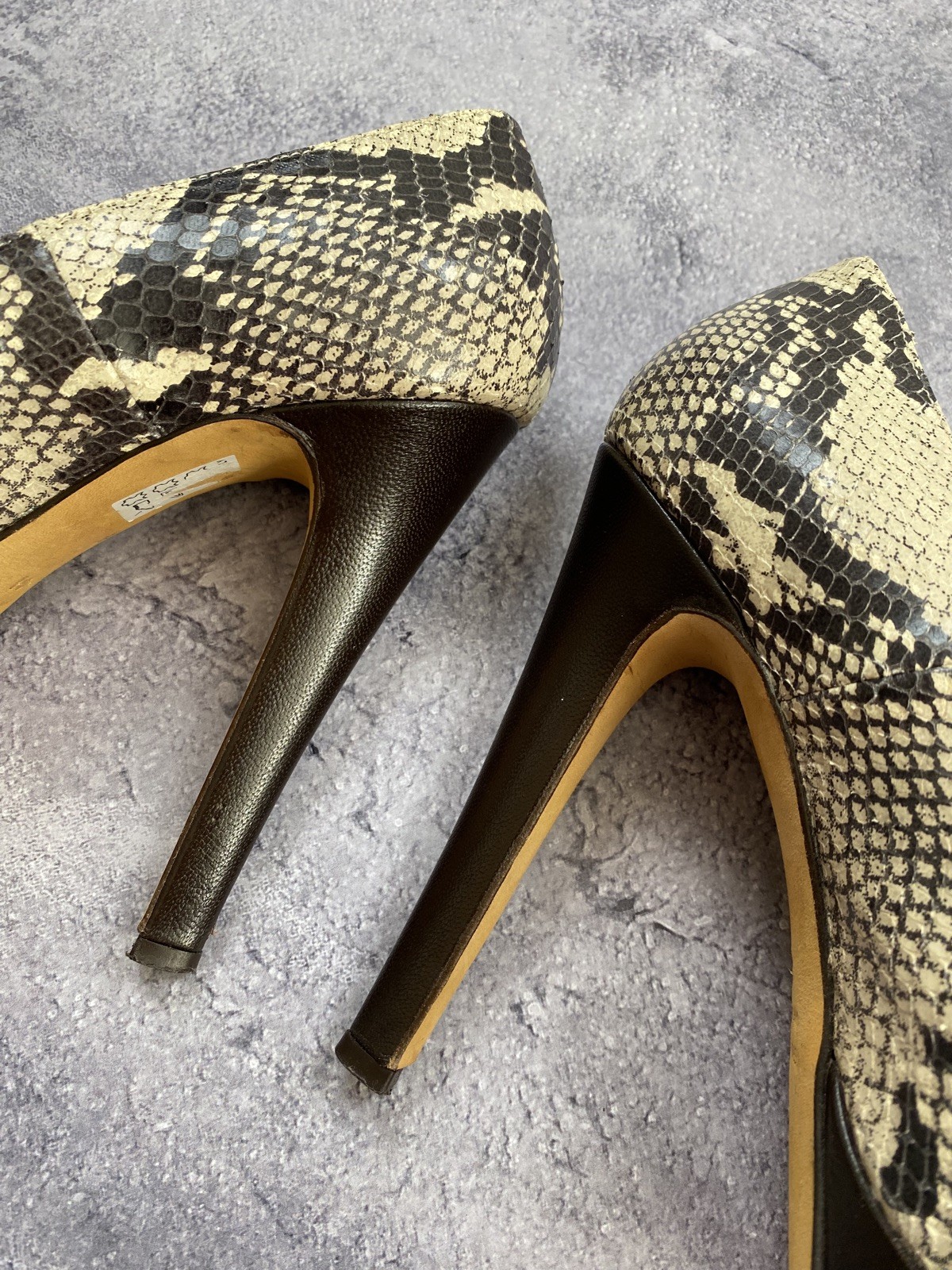 Just Cavalli Designer Women’s Shoes High-Heel Size 38 Made in Italy Vntg Roberto