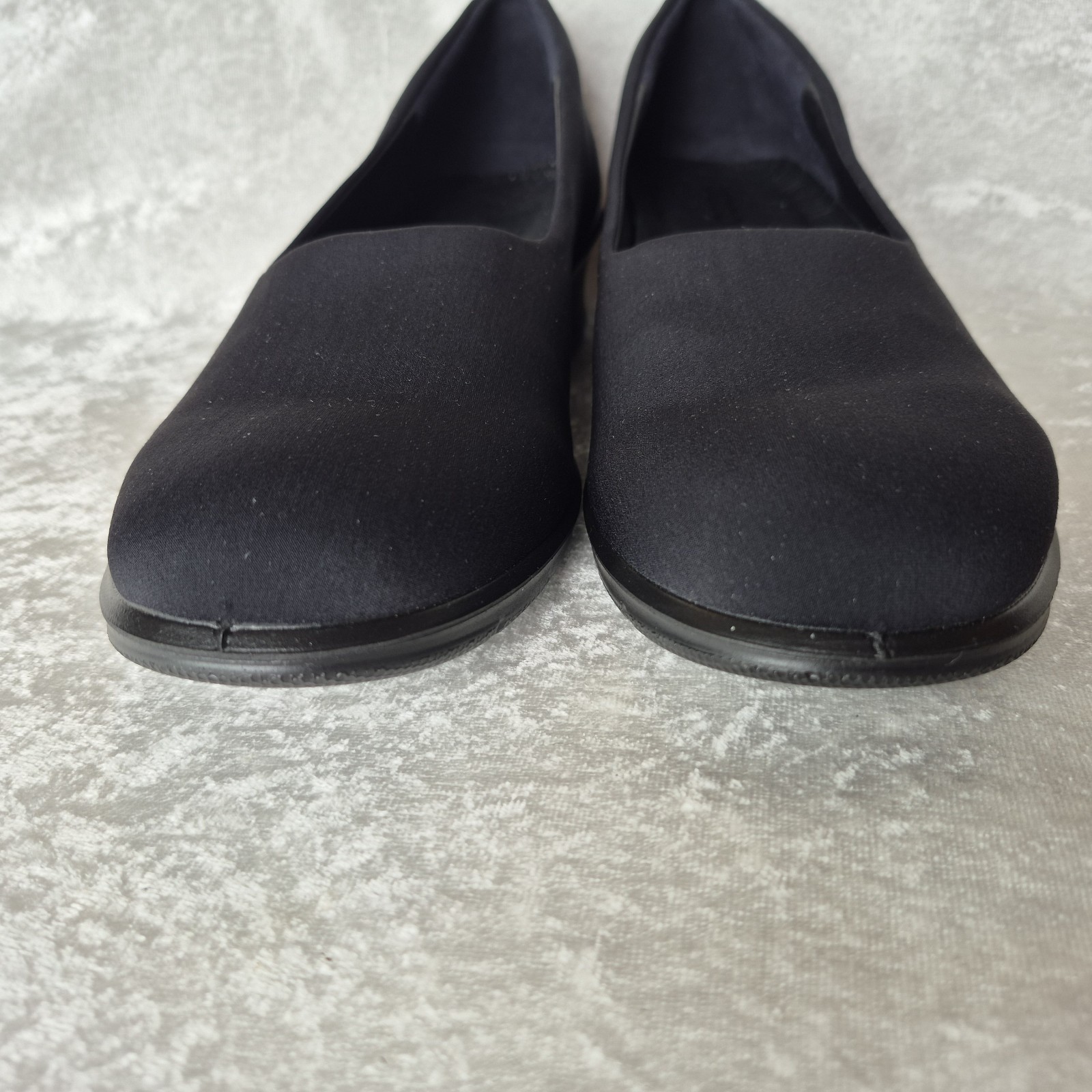 ECCO Women’s Black Slip-On Wedge Comfort Shoes Round Toe EU 41 US 10–10.5