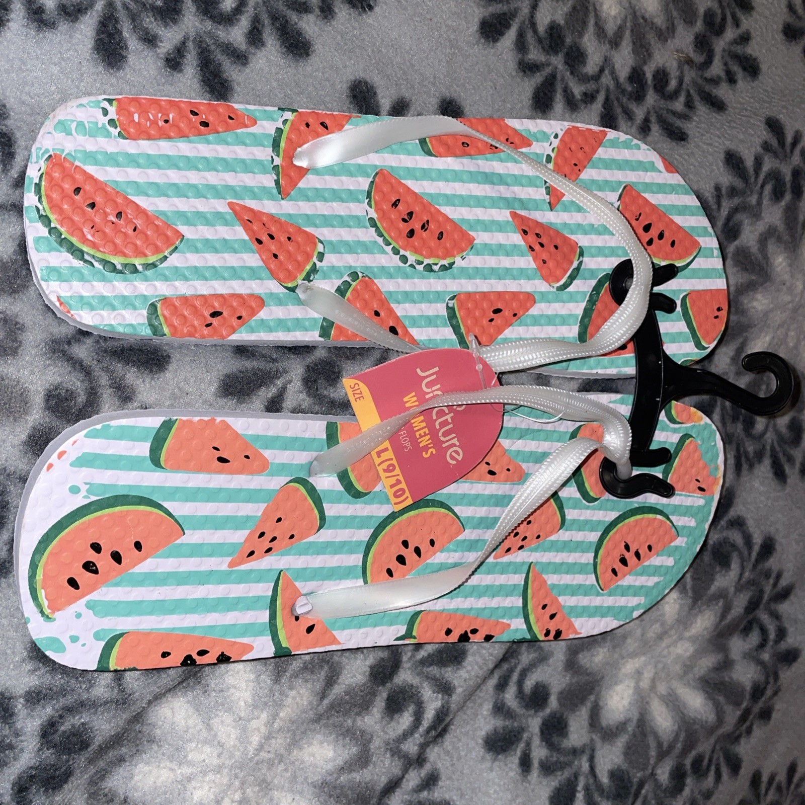 watermelon flip flops