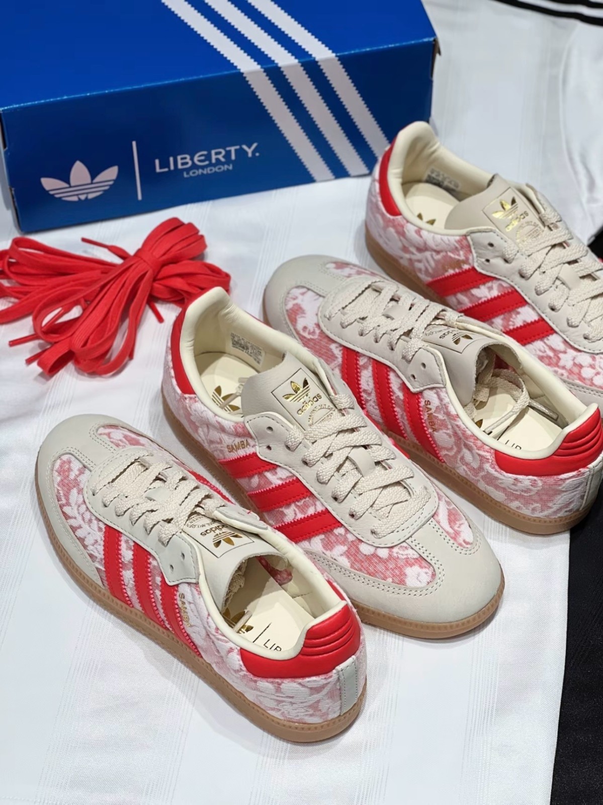 Adidas Samba Og Liberty London Better Scarlet Women’s – JR8841 Shoes
