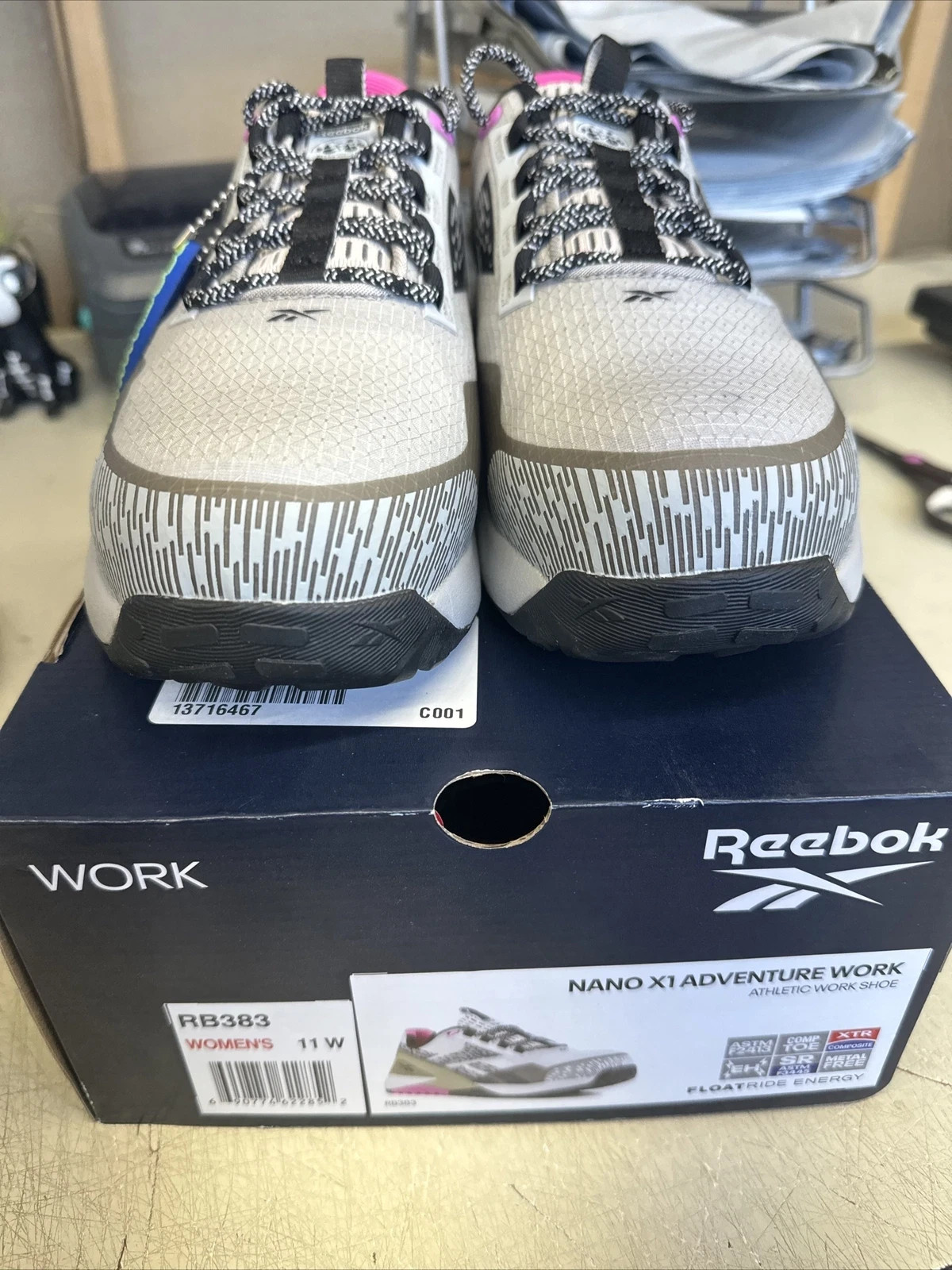 PICK SIZE – Reebok RB383 Womans Nano X1 Adventure Comp Toe Work Shoe