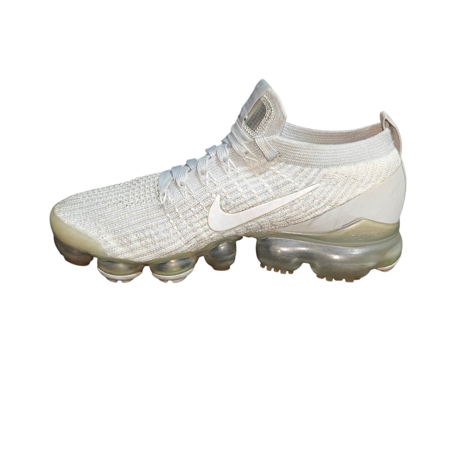 Nike Air VaporMax Flyknit 3 Pure Platinum AJ6910-100 Women’s Size 7.5