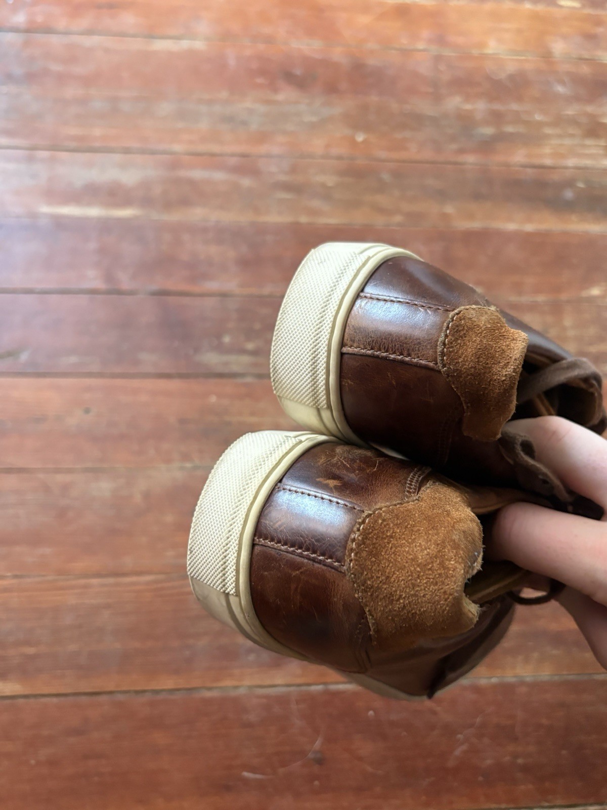 Russell And Bromley Women’s Dress Sneakers Brown Leather Size 41 EU 10 US