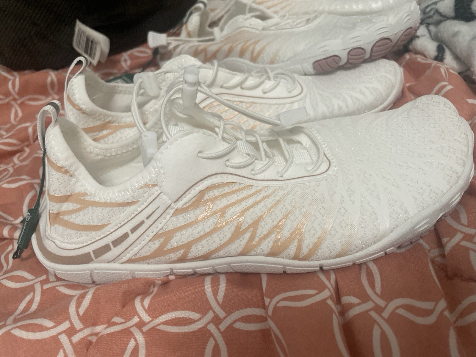 NWT Hike Footwear Shoe Lorax Pro Barefoot White/Pink/Peach EU39 W8-8.5 M6-6.5