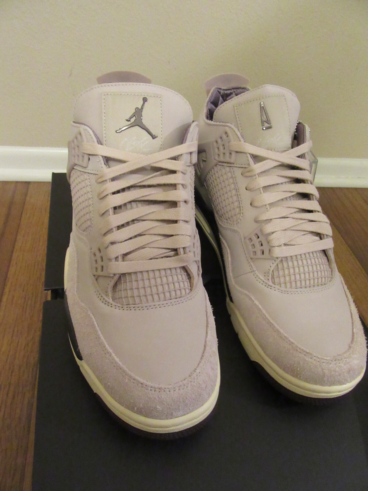 Nike Women’s Air Jordan 4 Retro OG SP A Ma Maniere Size 13 Fossil FZ4810 200 New
