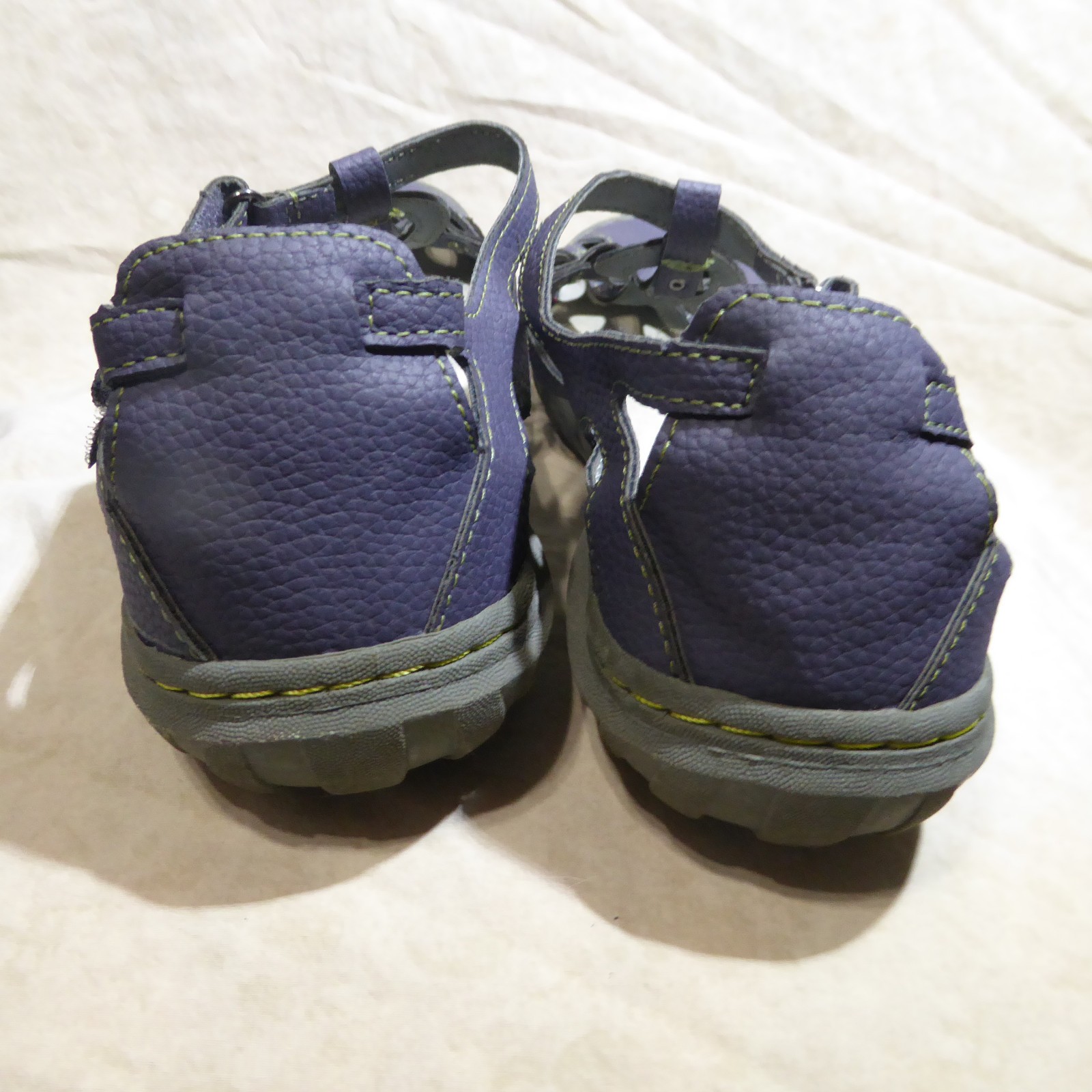 🩰 JBU Strappy Sport Sandals sz 10 M Blue Gray Leatherette; Stitched Details