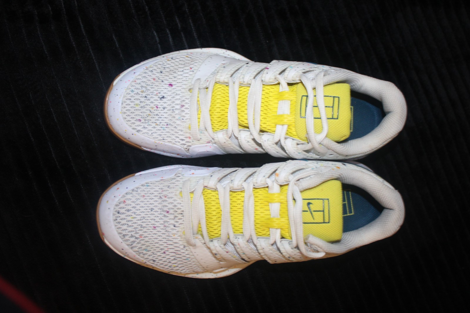 Size 8.5 – Nike Court Air Zoom Vapor X HC White Speckled W