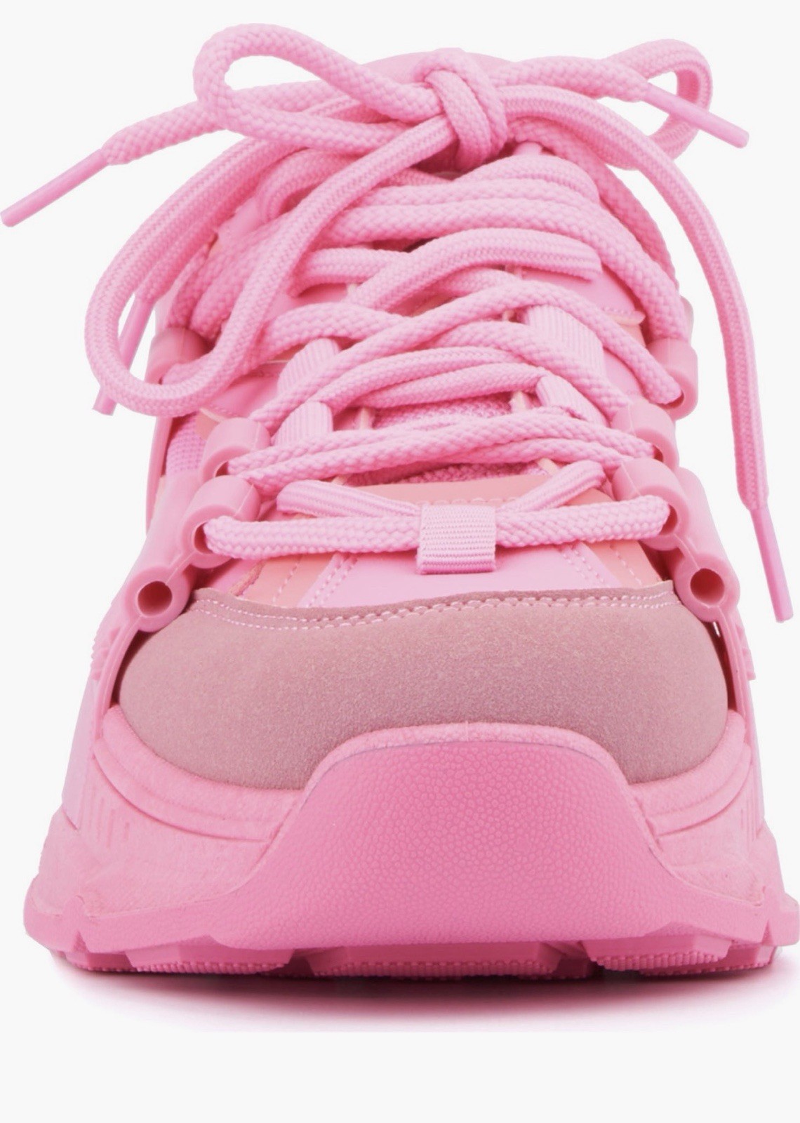 OLIVIA MILLER PINK SNEAKERS SIZE 8 7.5 SPORTS WOMEN SHOES HIGH DESIGNER GIRLS