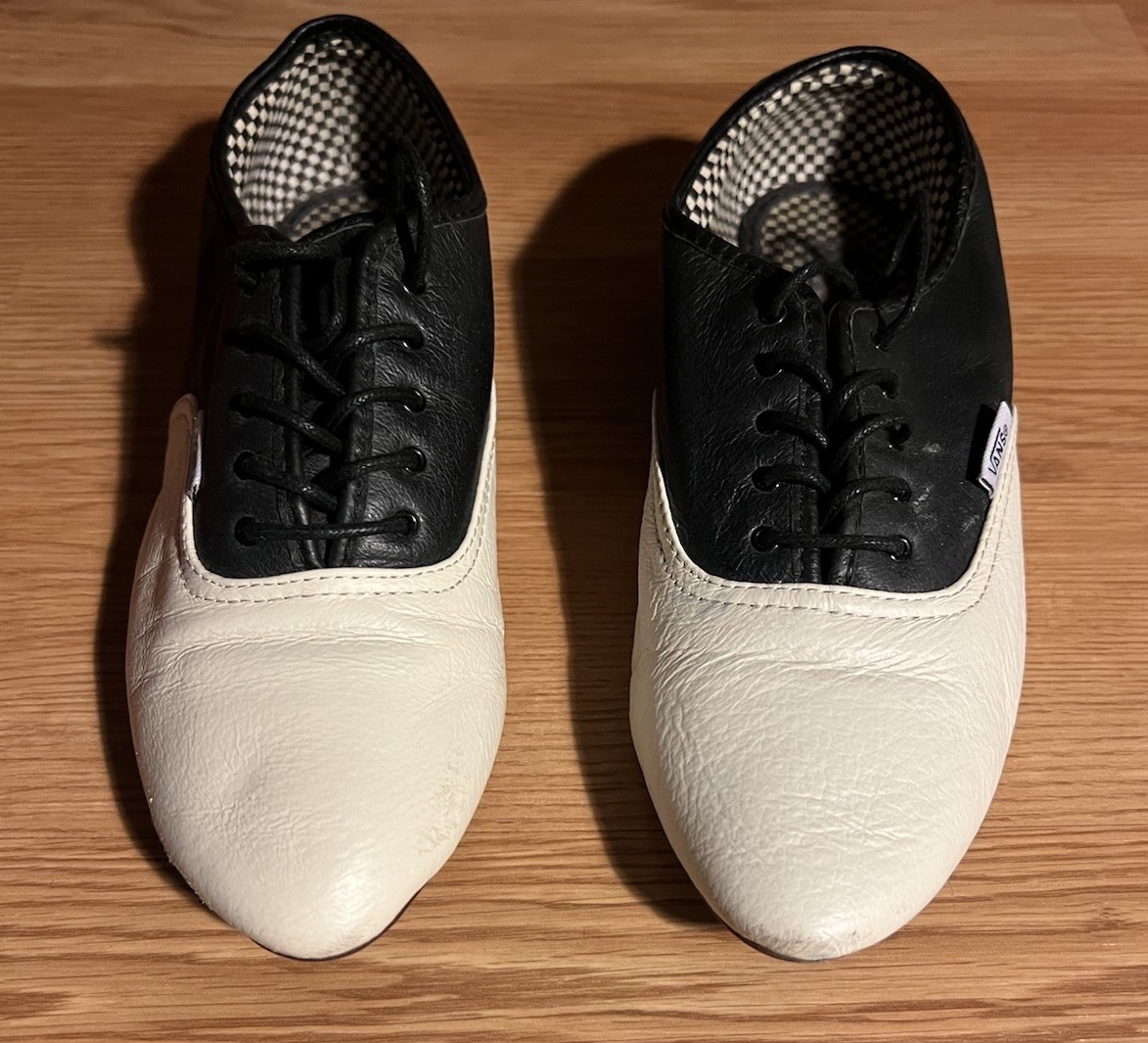 Rare VANS 50’s Style Oxford Saddle Shoes Sophie Leather Womens Size 6.5