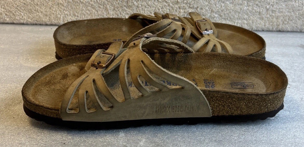 Birkenstock Granada Size 38 US W-7-M-5 Soft Footbed Brown