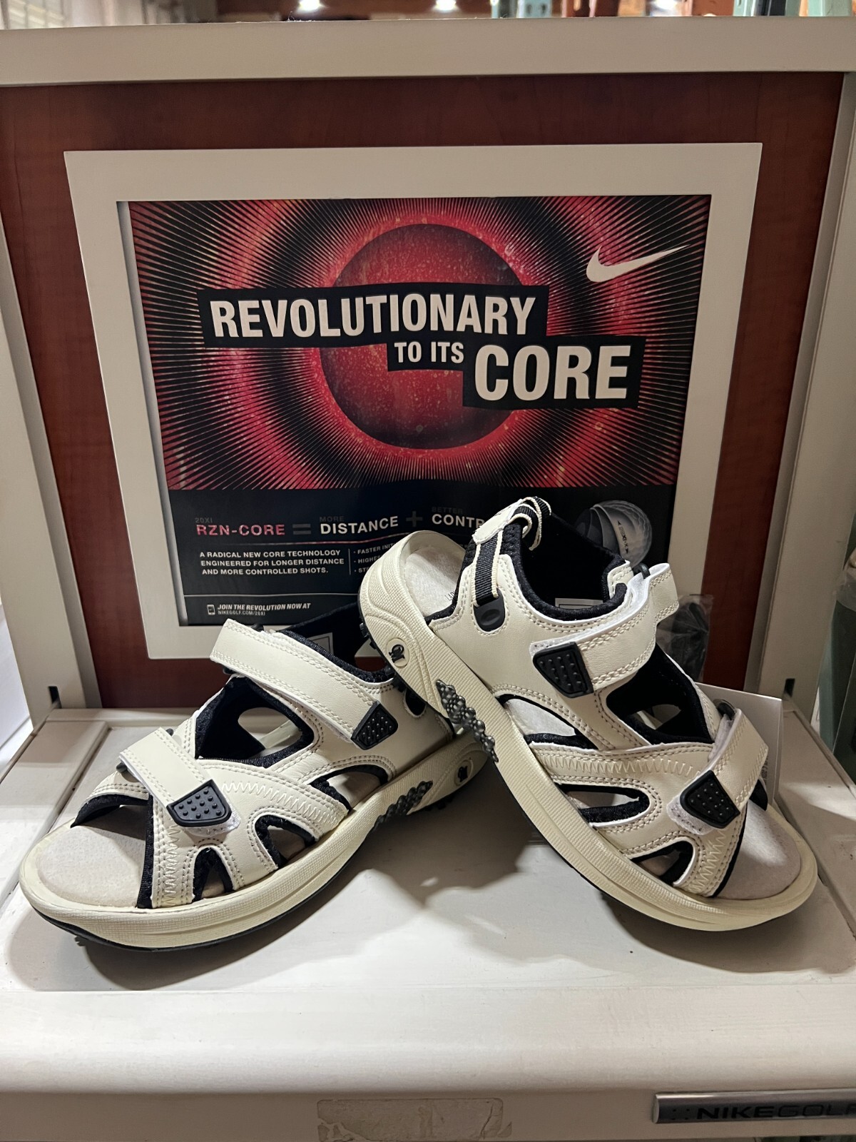 Women s athletic golf sandal – white – Ultra comfort and arch support – WCS200