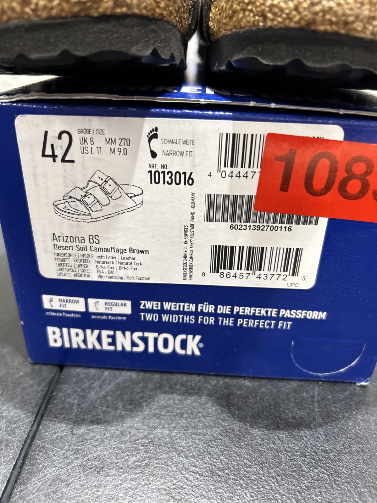 birkenstock arizona desert soil camo Brown EU 42 US W11 M9