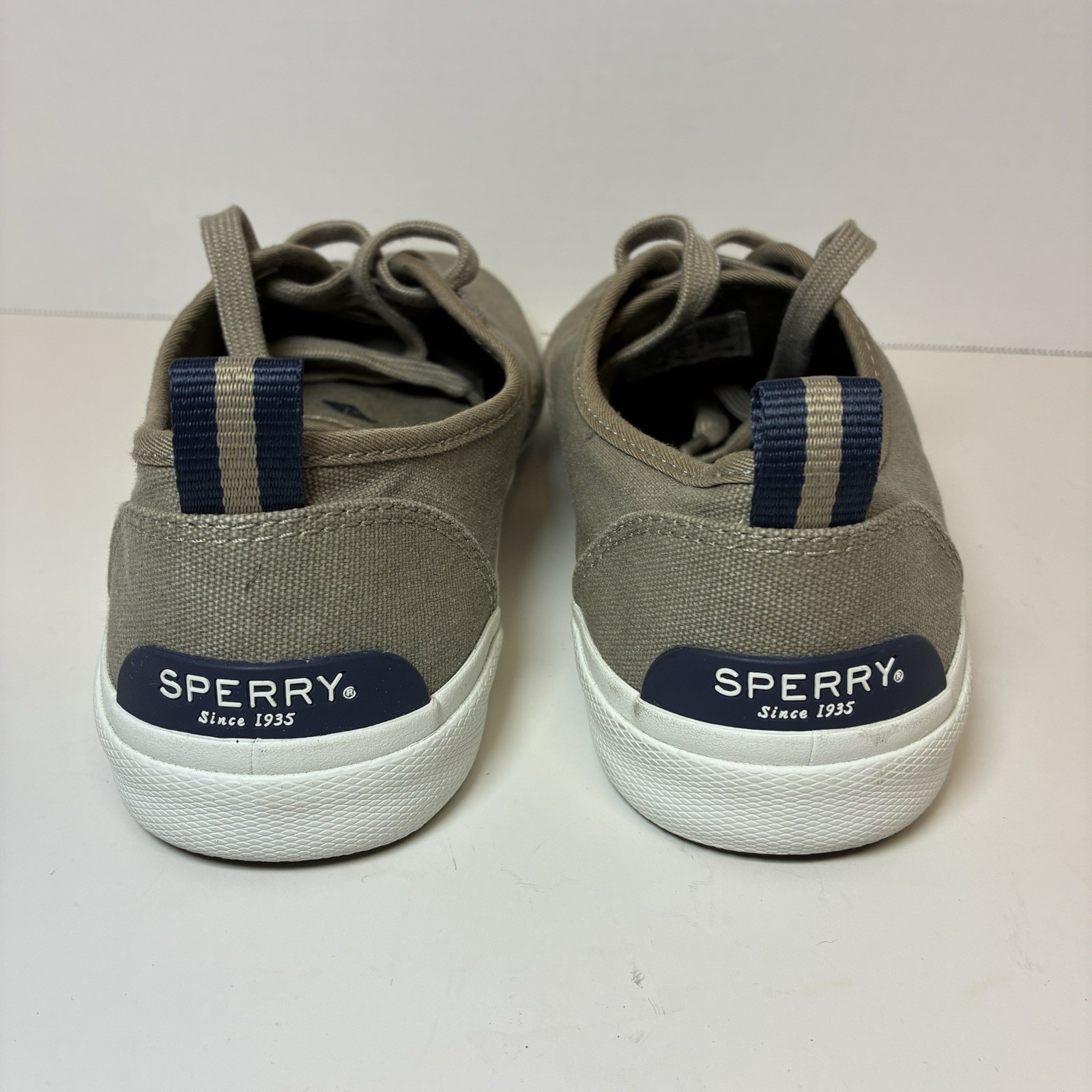 Sperry Pier Wave Cvo Retro Women’s Shoes Size 8 Khaki Lace Up Low Top Sneakers