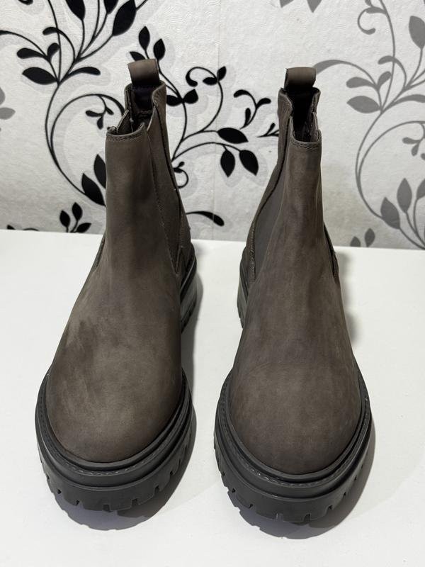 women dune london boots grey nubuck 37