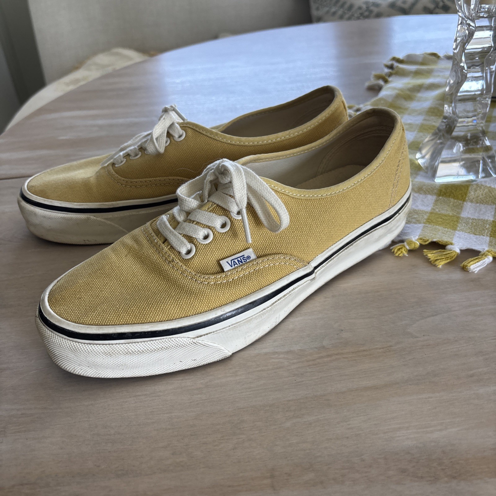 VANS Off The Wall Sneakers Warm Yellow Unisex Men’s 8, Women’s 9.5/10