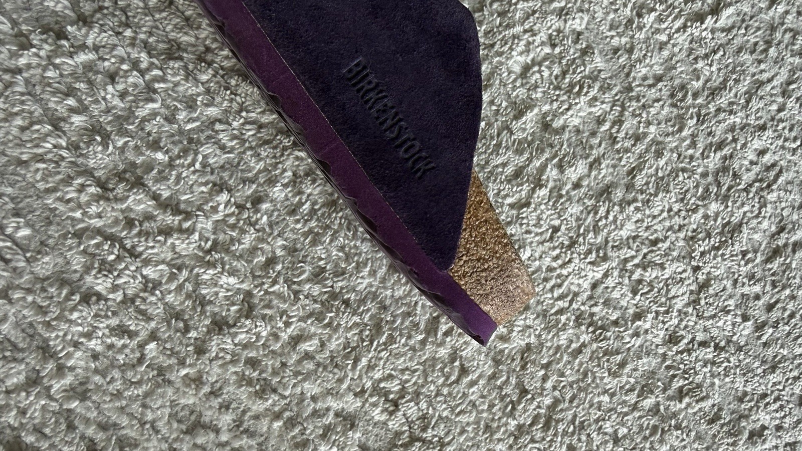 BIRKENSTOCK SUEDE PURPLE SANDALS SIZE 36 MADE IN GERMANY