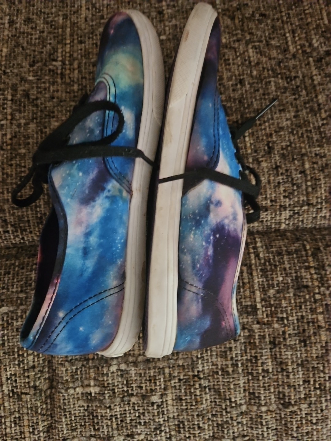 VANS Unisex Space Night Sky Tie-Dye Tennis Shoes Sz 7 Womens /Men’s Sz 5