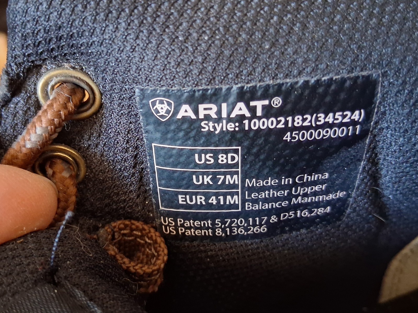 Ariat Ladies Terrain Sz 8D Brown Leather Boots Great Hikers Womens Size 8D
