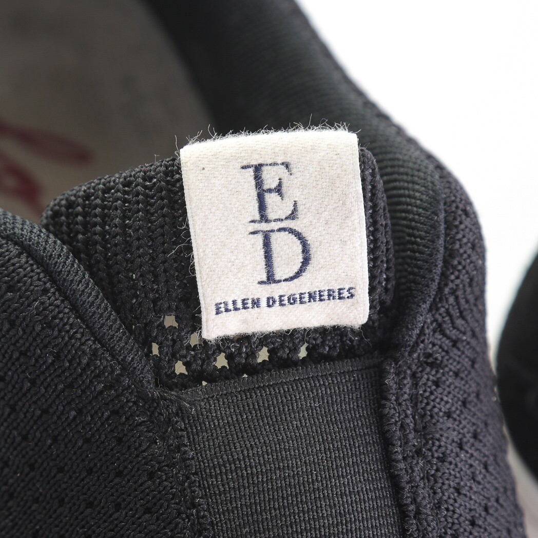 ED Ellen Degeneres Casbey Black Mesh Sneakers Loafers Comfort Shoes Womens 10