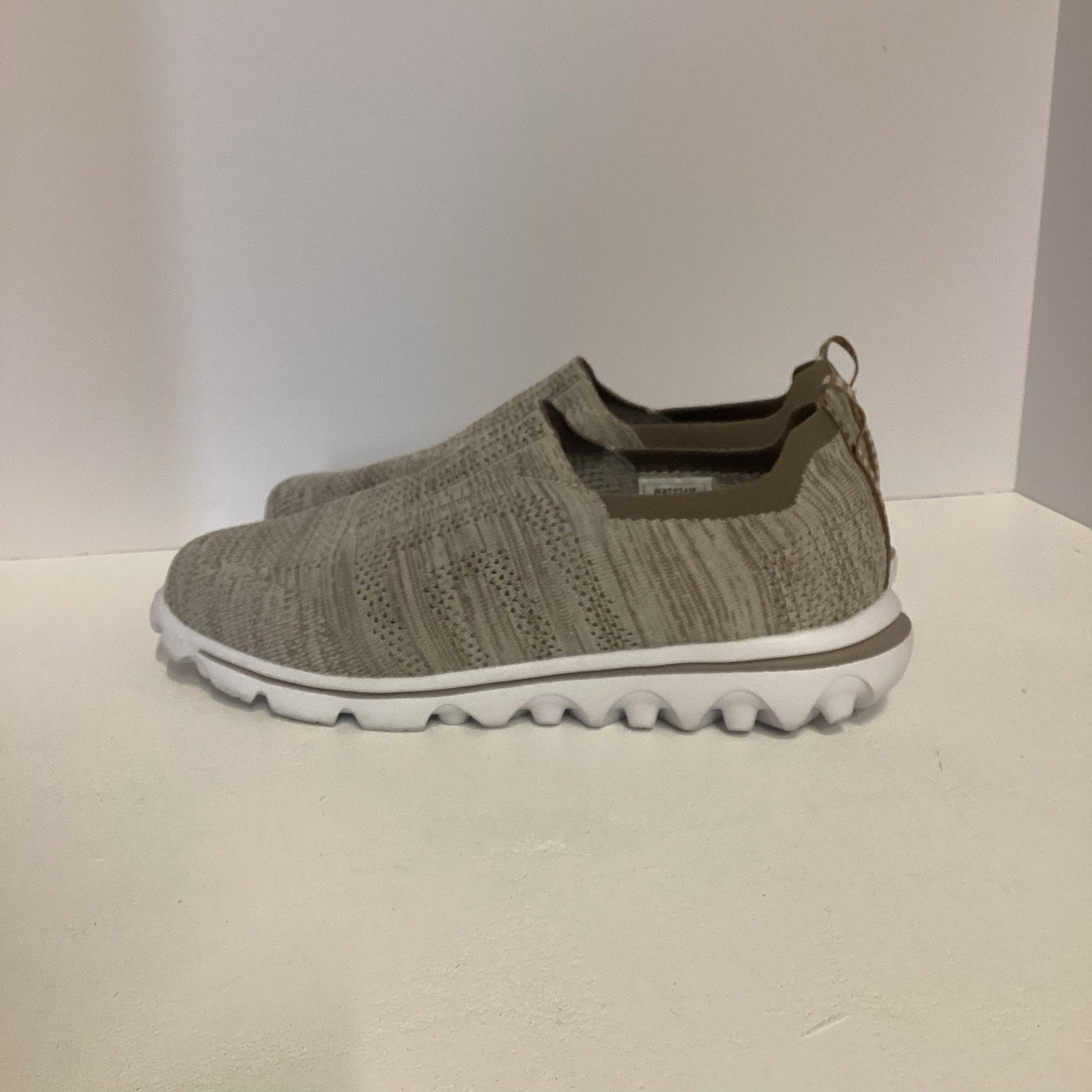 PROPET WAT024 Travel Active Stretch Women’s Comfort Slipon in Taupe Medium US 11